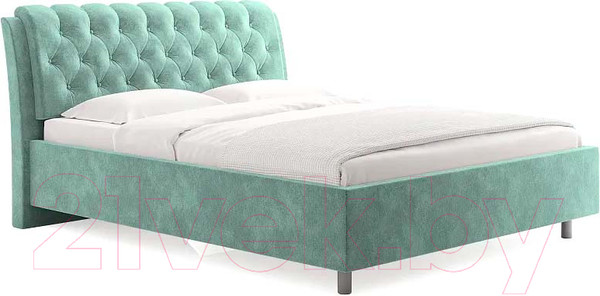 Изображение товара Каркас кровати Сонум Olivia 200x200 (микровелюр селадон)