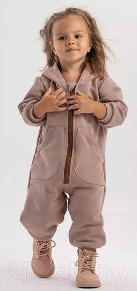 Изображение товара Комбинезон прогулочный детский Rant Rocky / 159-80 (Milky Brown, р.80)