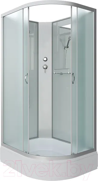 Изображение товара Душевая кабина Niagara NG-33974-14LBK 90x70 (матовое стекло)