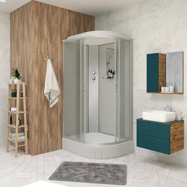 Изображение товара Душевая кабина Niagara NG-33984-14R 90x80 (матовое стекло)