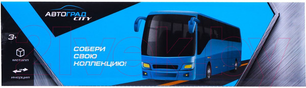 Изображение товара Автобус игрушечный Автоград Городской транспорт / 7056244 (синий)