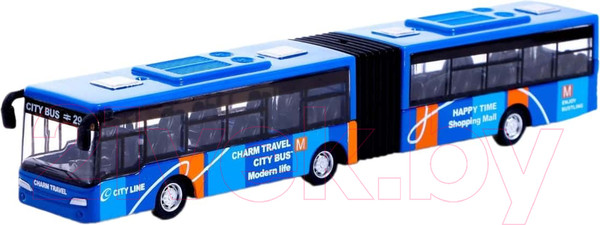 Изображение товара Автобус игрушечный Автоград Городской транспорт / 7056244 (синий)