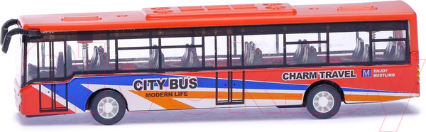 Изображение товара Автобус игрушечный Автоград Междугородний / 1997270 (красный)