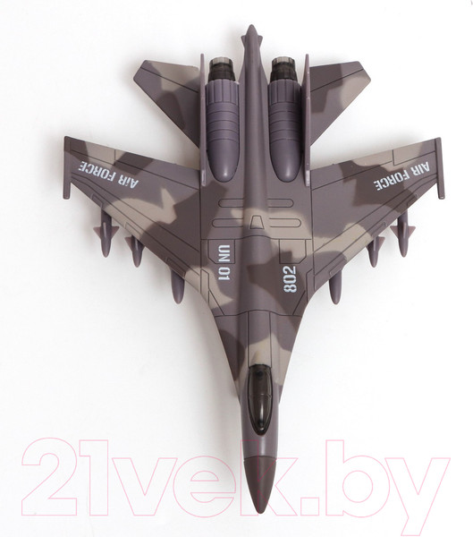 Изображение товара Самолет игрушечный Автоград Истребитель. Воздушные силы / 7986151 (коричневый)