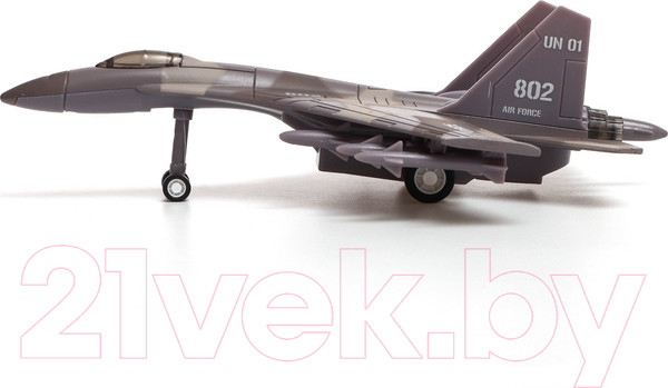 Изображение товара Самолет игрушечный Автоград Истребитель. Воздушные силы / 7986151 (коричневый)