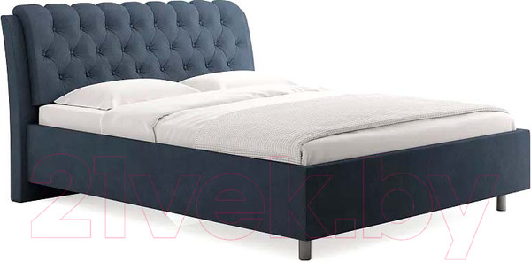 Изображение товара Каркас кровати Сонум Olivia 200x200 (замша синий)