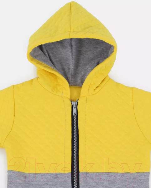 Изображение товара Комбинезон для малышей Топотушки Капитошка / 161-68 (серый/желтый)