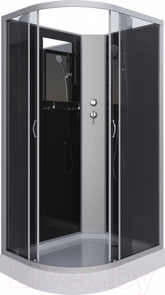 Изображение товара Душевая кабина Niagara NG-3512-14RBK 120x80 (тонированное стекло)