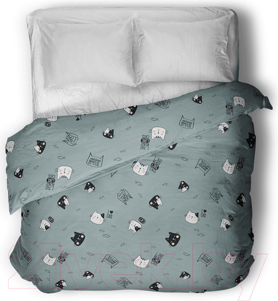 Изображение товара Пододеяльник Samsara МЯУ евро-стандарт 220По-9