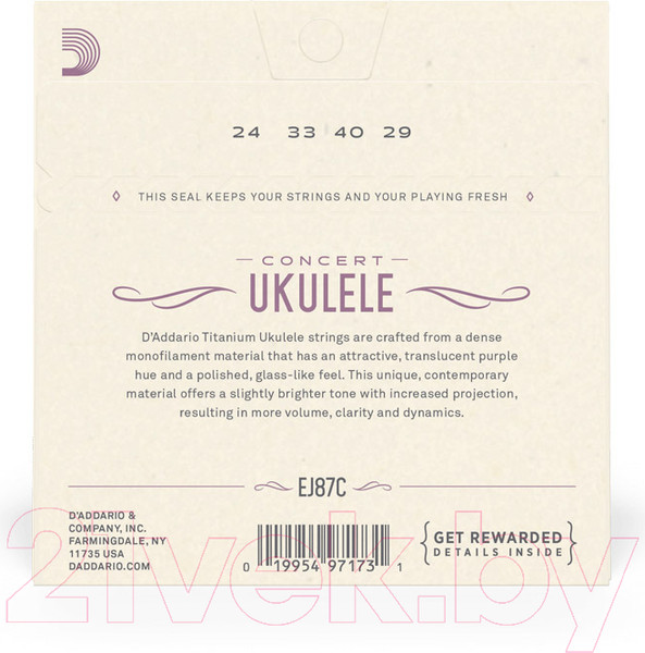 Изображение товара Струны для укулеле D'Addario EJ-87С