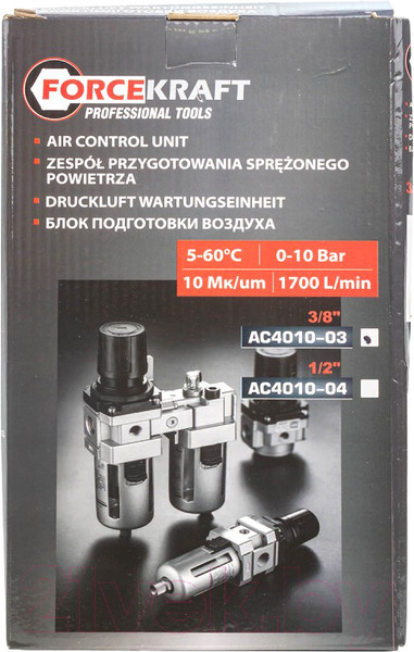 Изображение товара Блок подготовки воздуха ForceKraft FK-AC4010-03(54390)