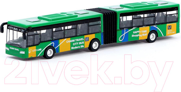 Изображение товара Автобус игрушечный Автоград Городской транспорт / 7056243 (зеленый)