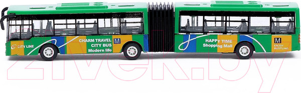 Изображение товара Автобус игрушечный Автоград Городской транспорт / 7056243 (зеленый)
