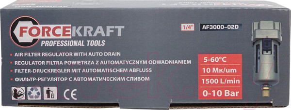 Изображение товара Фильтр для компрессора ForceKraft FK-AF3000-02D(54395)