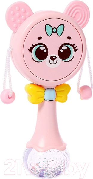 Изображение товара Развивающая игрушка Zabiaka Забавный мишутка / 9309739 (розовый)