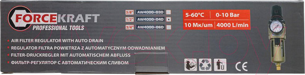 Изображение товара Регулятор давления ForceKraft FK-AW4000-03D(54417)