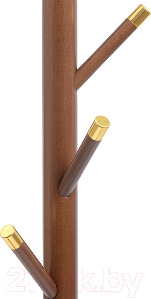 Изображение товара Вешалка для одежды Bergenson Bjorn Bakken / ZY-FH-BK-WDMT-GCHLN (золотистый хром/светлый орех)