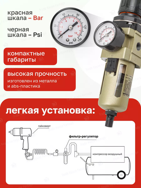 Изображение товара Фильтр для компрессора Forsage F-AW3000-02(54454)