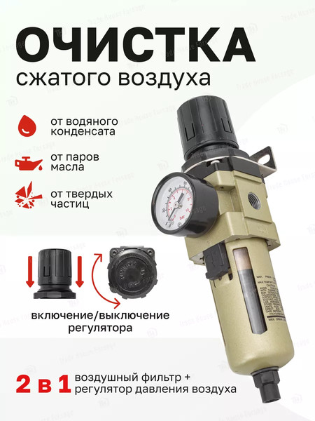 Изображение товара Фильтр для компрессора Forsage F-AW3000-02D(54455)