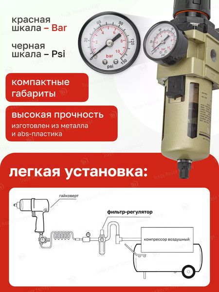 Изображение товара Фильтр для компрессора Forsage F-AW4000-04D(54459)