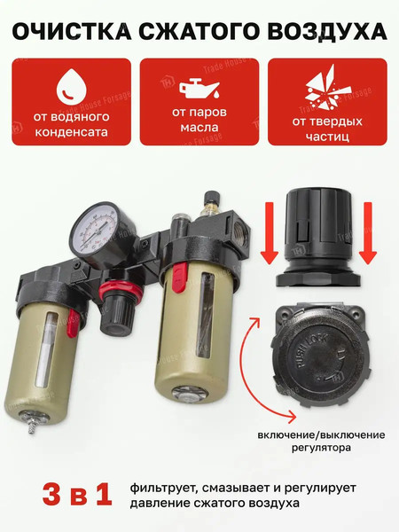Изображение товара Блок подготовки воздуха Forsage F-BC4000(54463)