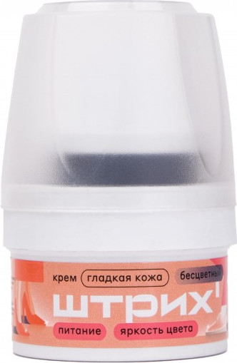 Изображение товара Крем для обуви ШТРИХ С губкой (60мл, бесцветный)
