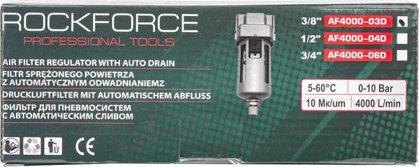 Изображение товара Фильтр для компрессора RockForce RF-AF4000-03D(54490)
