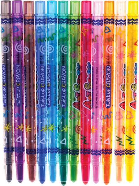 Изображение товара Восковые мелки CrowN ArtStory / TP-1200 (12цв)