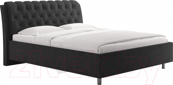 Изображение товара Каркас кровати Сонум Olivia 160x200 (кашемир графитовый)