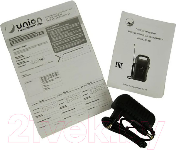Изображение товара Опрыскиватель аккумуляторный UNION ОР-5АТ (5л)