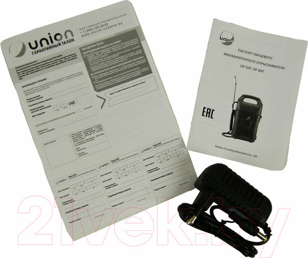 Изображение товара Опрыскиватель аккумуляторный UNION ОР-5АТ (5л)