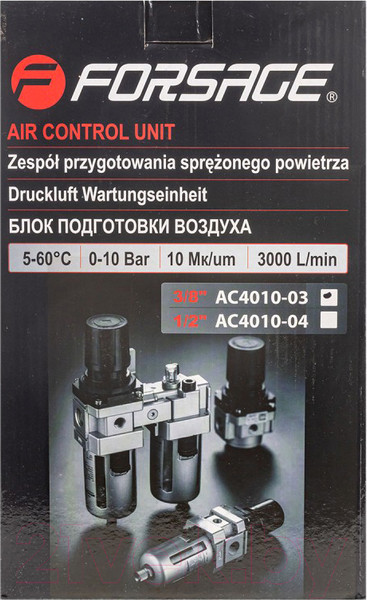Изображение товара Блок подготовки воздуха Forsage F-AC4010-03(54437)