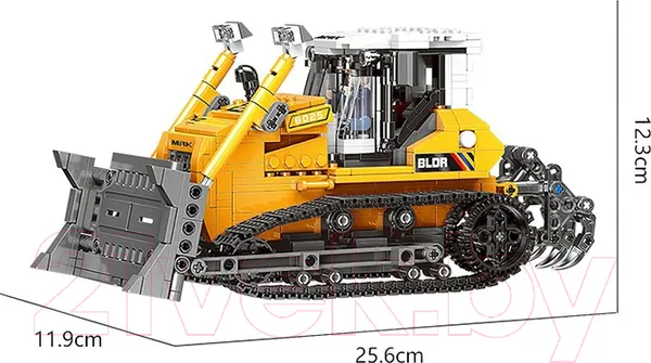 Изображение товара Конструктор Sima-Land Тяжелый гусеничный бульдозер / 9278966