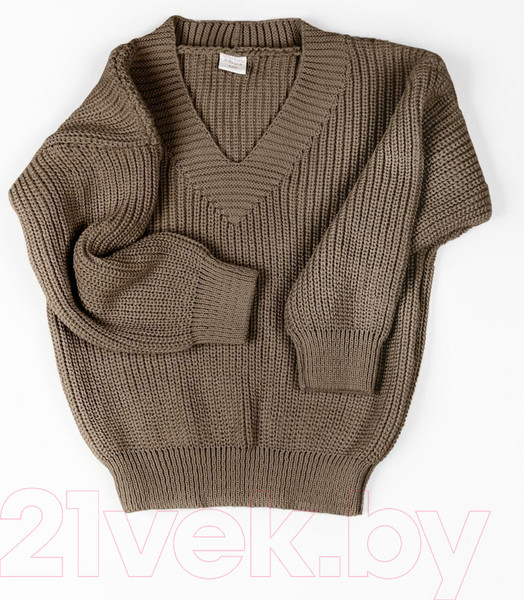 Изображение товара Кофта детская Amarobaby Knit / AB-OD21-KNIT2601/03-122 (бежевый, р.122)