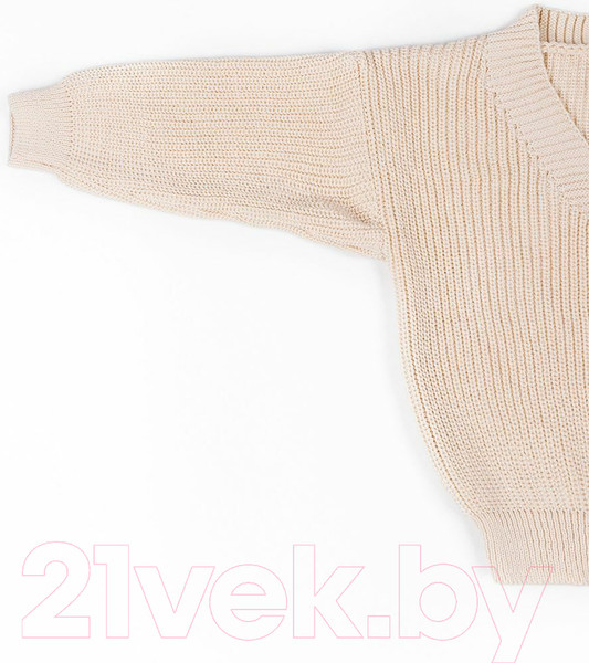 Изображение товара Кофта детская Amarobaby Knit / AB-OD21-KNIT2601/33-134 (молочный, р.134)