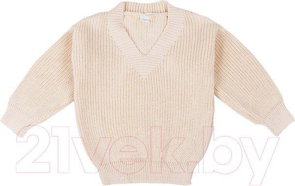 Изображение товара Кофта детская Amarobaby Knit / AB-OD21-KNIT2601/33-140 (молочный, р.140)