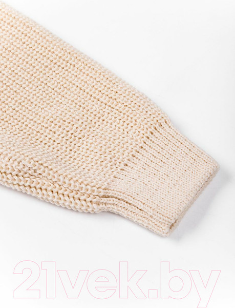 Изображение товара Кофта детская Amarobaby Knit / AB-OD21-KNIT2601/33-140 (молочный, р.140)