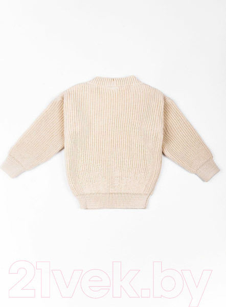 Изображение товара Кофта детская Amarobaby Knit / AB-OD21-KNIT2601/33-146 (молочный, р.146)