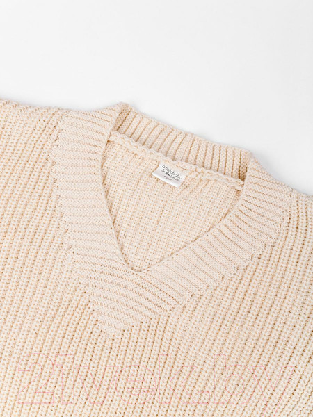 Изображение товара Кофта детская Amarobaby Knit / AB-OD21-KNIT2601/33-146 (молочный, р.146)