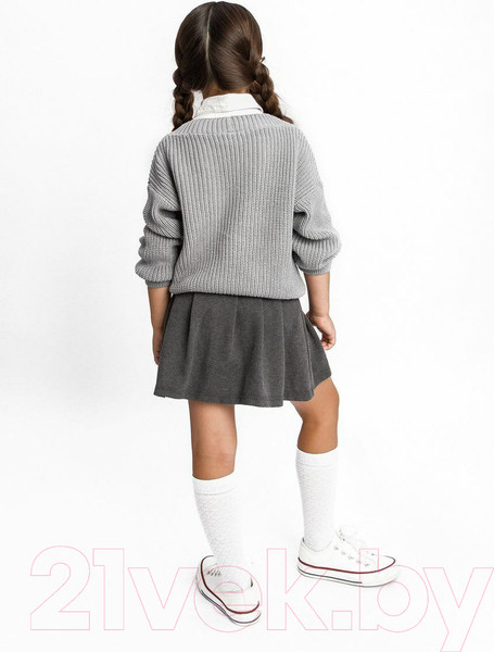 Изображение товара Кофта детская Amarobaby Knit / AB-OD21-KNIT2601/11-140 (серый, р.140)