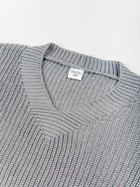 Изображение товара Кофта детская Amarobaby Knit / AB-OD21-KNIT2601/11-146 (серый, р.146)