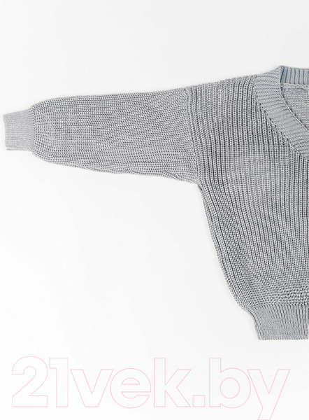 Изображение товара Кофта детская Amarobaby Knit / AB-OD21-KNIT2601/11-146 (серый, р.146)