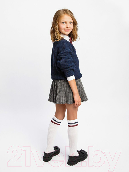 Изображение товара Кофта детская Amarobaby Knit / AB-OD21-KNIT2601/20-128 (синий, р.128)