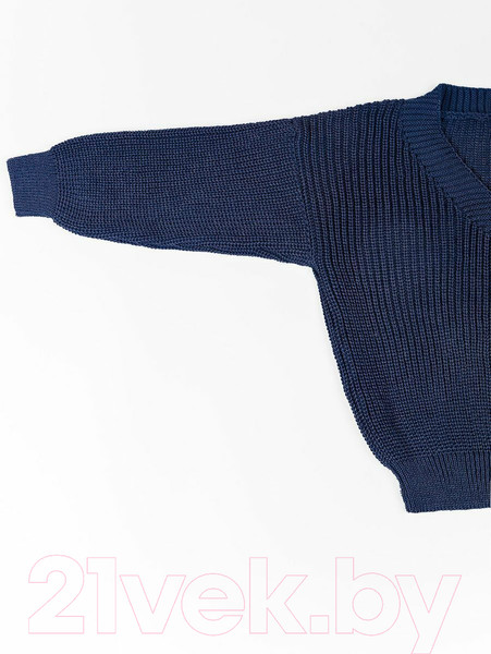 Изображение товара Кофта детская Amarobaby Knit / AB-OD21-KNIT2601/20-134 (синий, р.134)