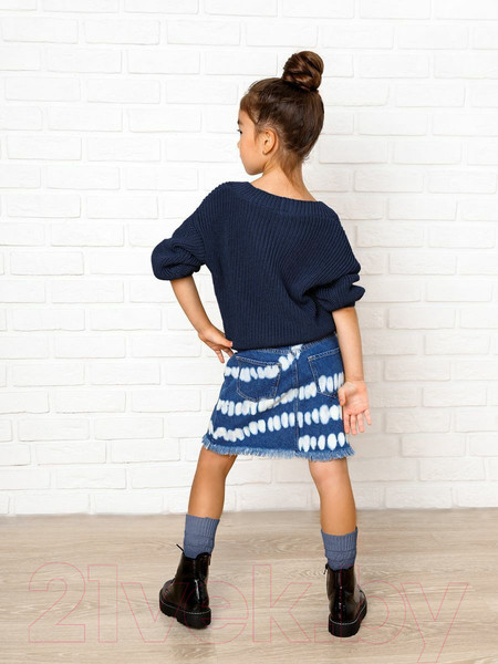 Изображение товара Кофта детская Amarobaby Knit / AB-OD21-KNIT2601/20-134 (синий, р.134)