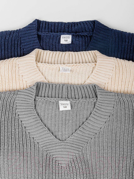 Изображение товара Кофта детская Amarobaby Knit / AB-OD21-KNIT2601/20-146 (синий, р.146)