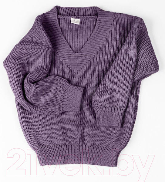 Изображение товара Кофта детская Amarobaby Knit / AB-OD21-KNIT2601/17-122 (сиреневый, р.122)