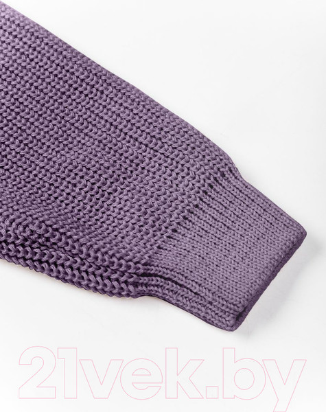 Изображение товара Кофта детская Amarobaby Knit / AB-OD21-KNIT2601/17-128 (сиреневый, р.128)