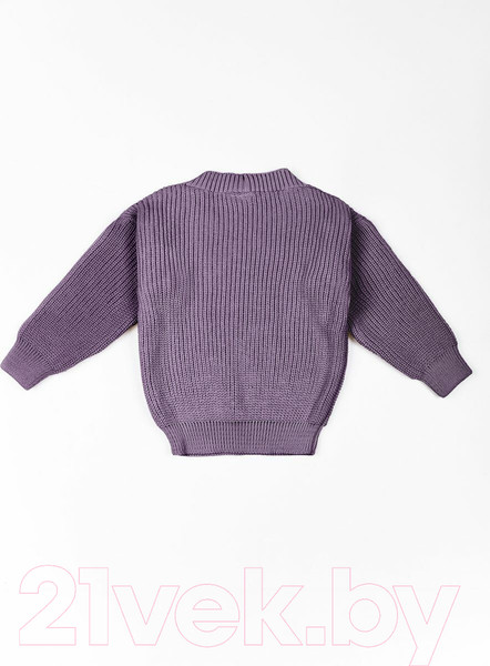 Изображение товара Кофта детская Amarobaby Knit / AB-OD21-KNIT2601/17-140 (сиреневый, р.140)