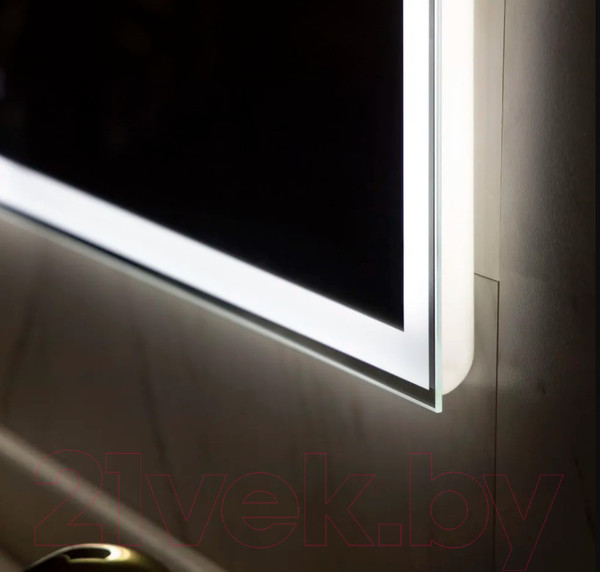 Изображение товара Зеркало Пекам Greta 80x140 / greta-80x140dp (с подсветкой,с сенсором на взмах руки,подогревом)